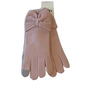 UGG ​Bow Tech Gloves One Side Light Pink